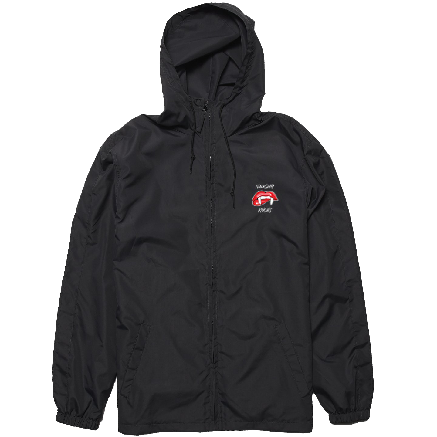 NAUGHTY KNOBS BLACK WIND BREAKER